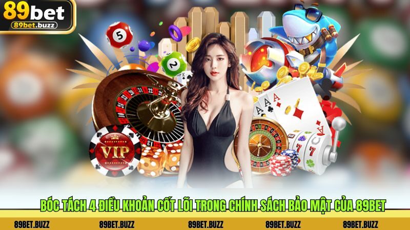 Bóc tách 4 điều khoản cốt lõi trong chính sách bảo mật của 89BET